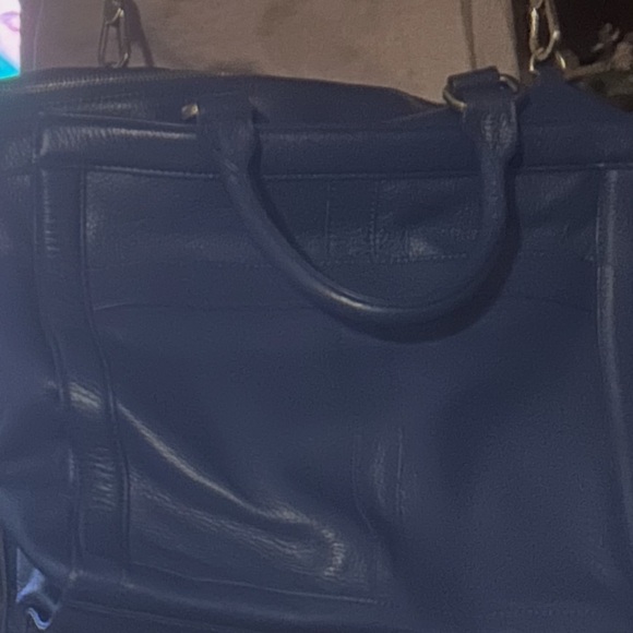 Blue Leather Women's Bag Isabella fiore - Picture 16 of 16